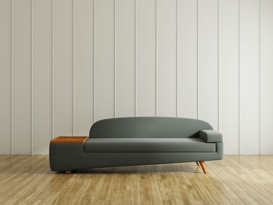 Wedge 3 Seater Sofa, Right Arm