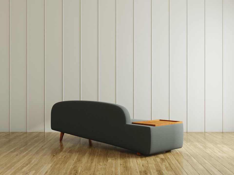 Wedge 3 Seater Sofa, Right Arm