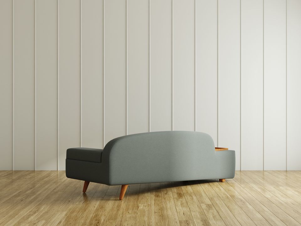 Wedge 3 Seater Sofa, Right Arm